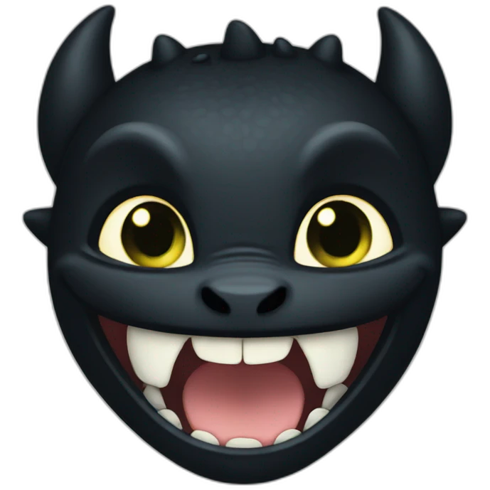 Toothless emoji