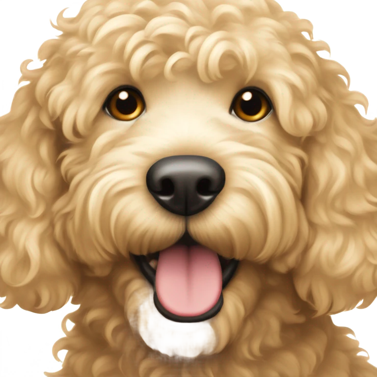 Golden doodle emoji