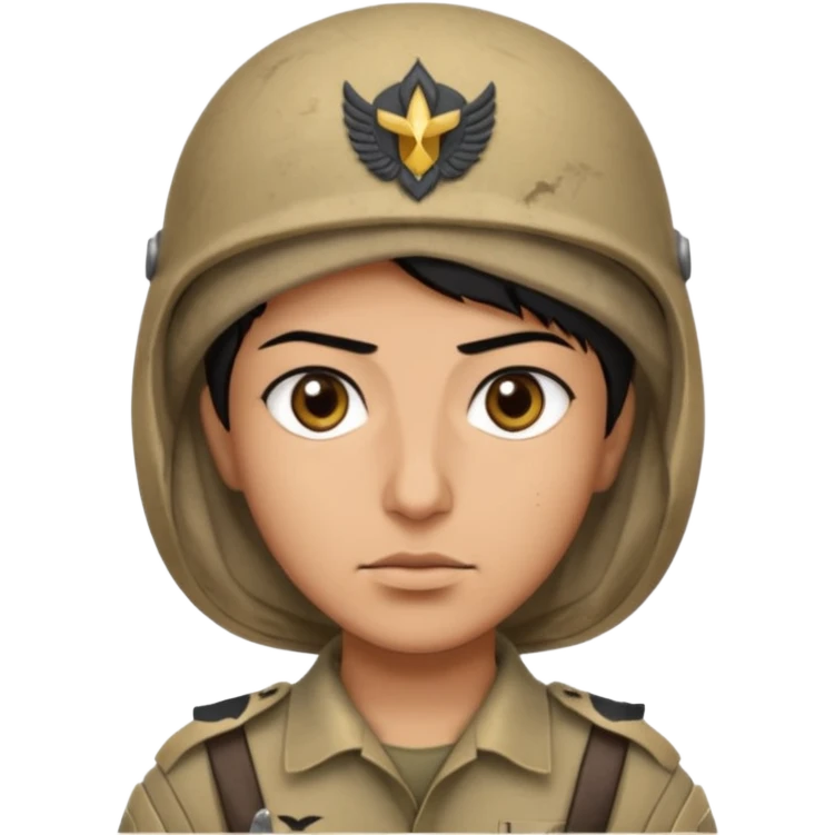 Arab 1984 soldier face emoji