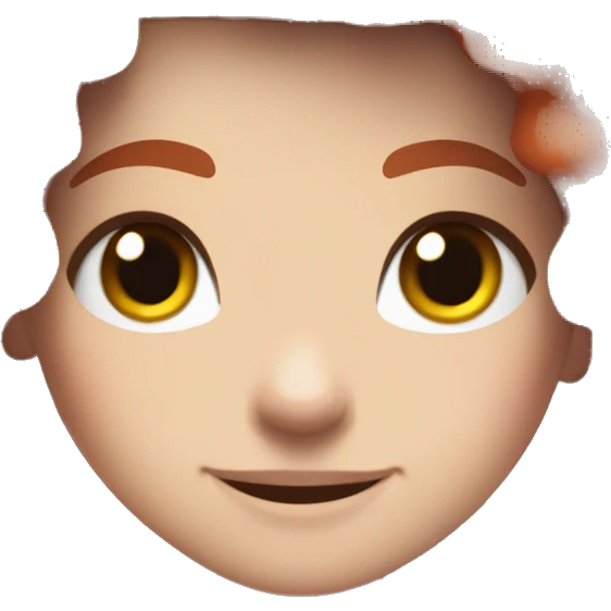 a white girl with long red curly hair and freckles, wearing periwinkle Minecraft hoodie playing a videogame smiling emoji