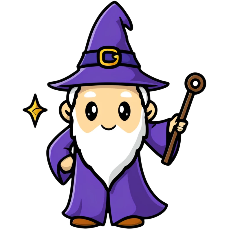 wizard standing in a crowd emoji