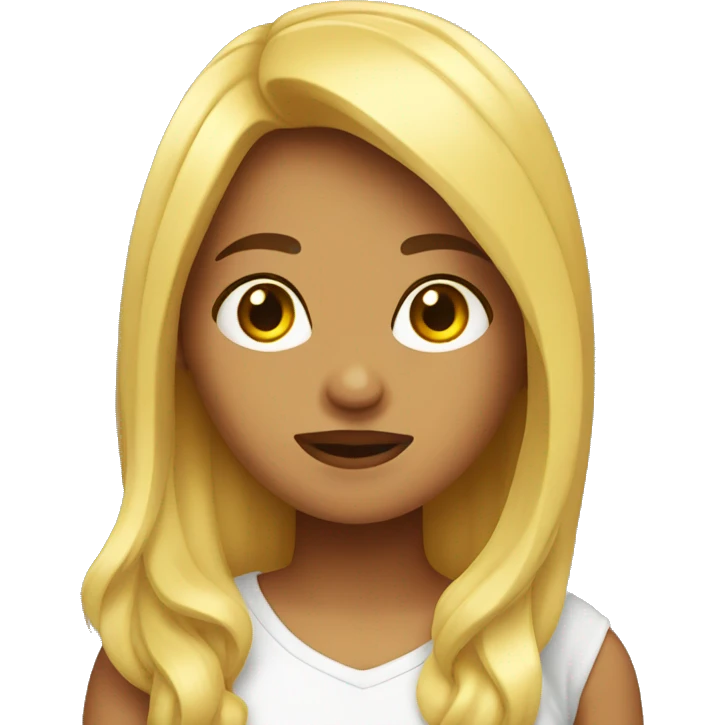 Chica rubia  emoji