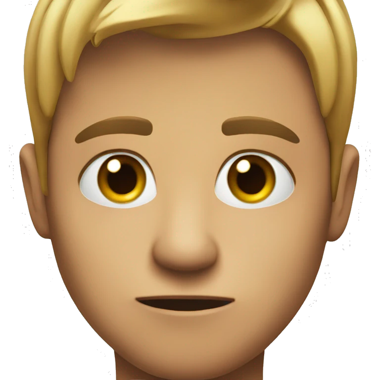 Suspicious look emoji