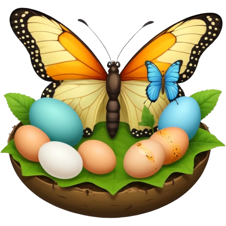butterfly life cycle  emoji