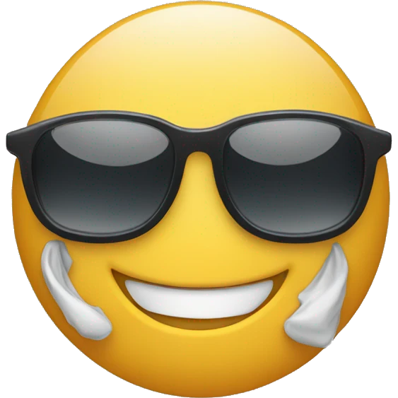 Smiling face with sunglasses  emoji