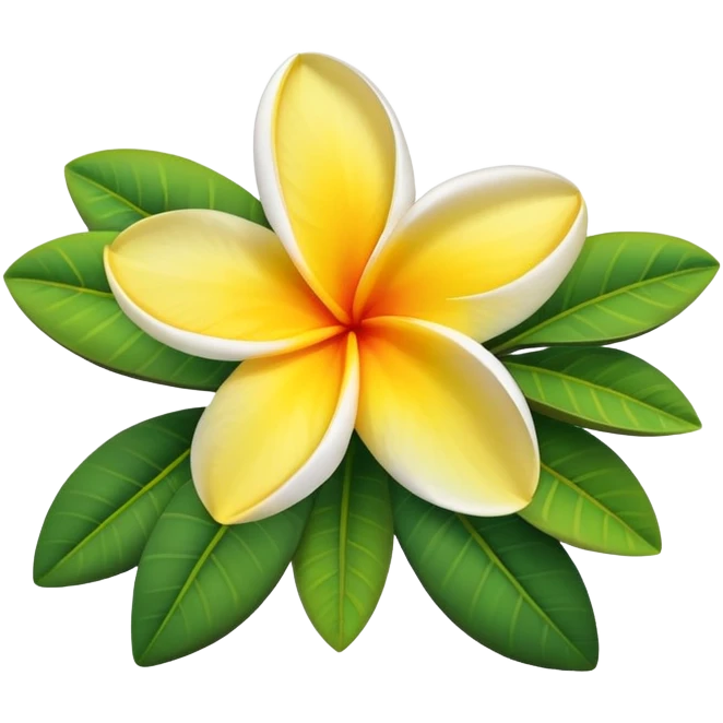 plumeria  emoji