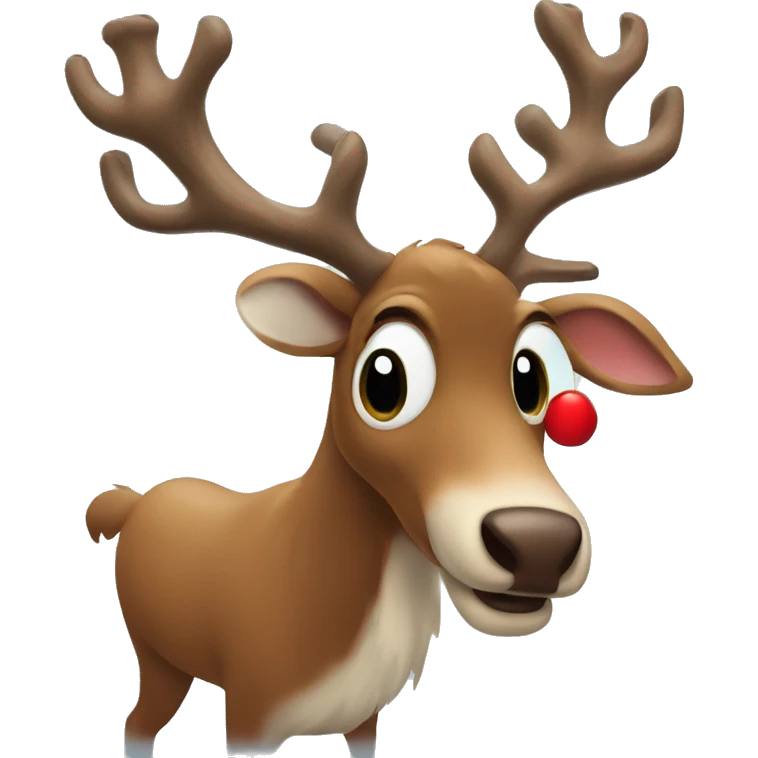 Red Nosed Reindeer emoji