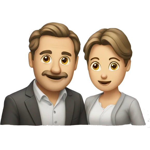 deux salariés qui se disputent emoji