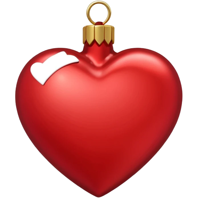 Christmas heart emoji