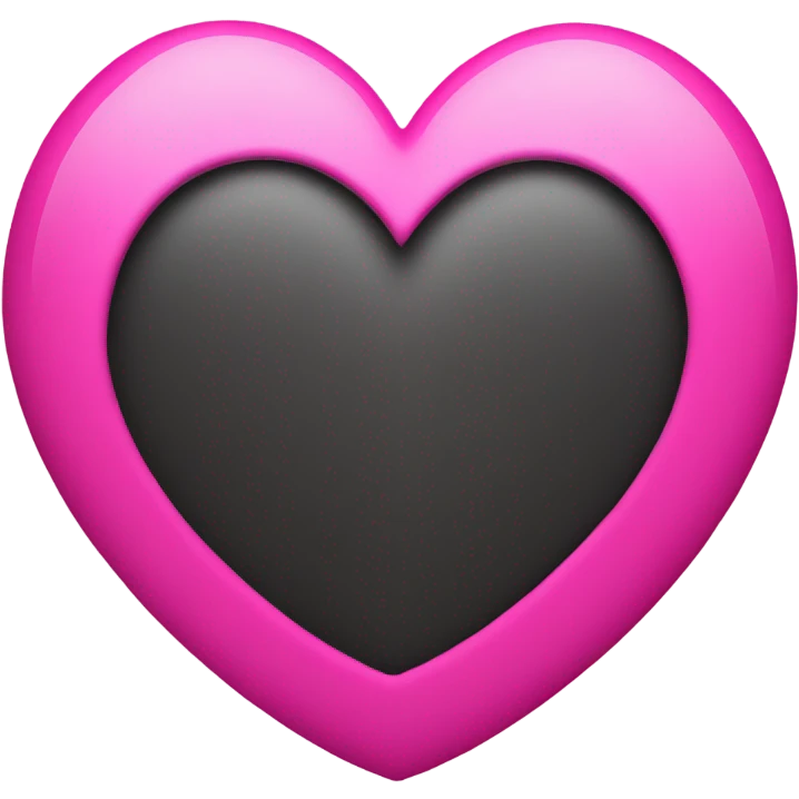Pink hart emoji