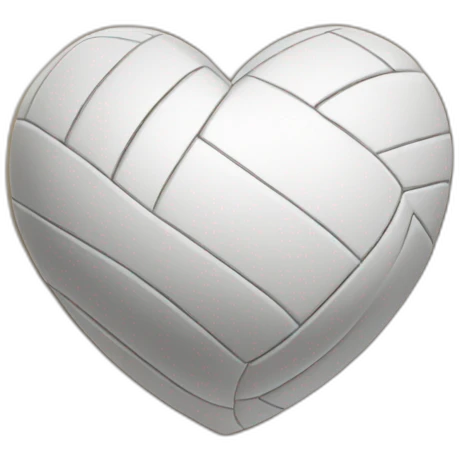 heart volleyball emoji