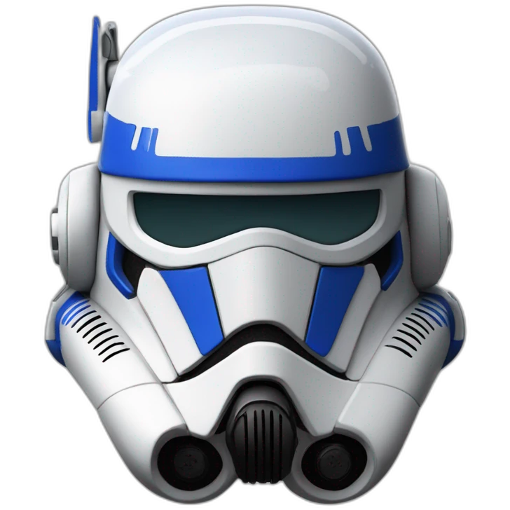 Capitaine rex star wars with casque emoji