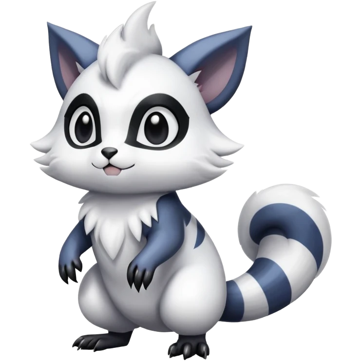 Shiny Furret-Absol-Hybrid (Full body) emoji