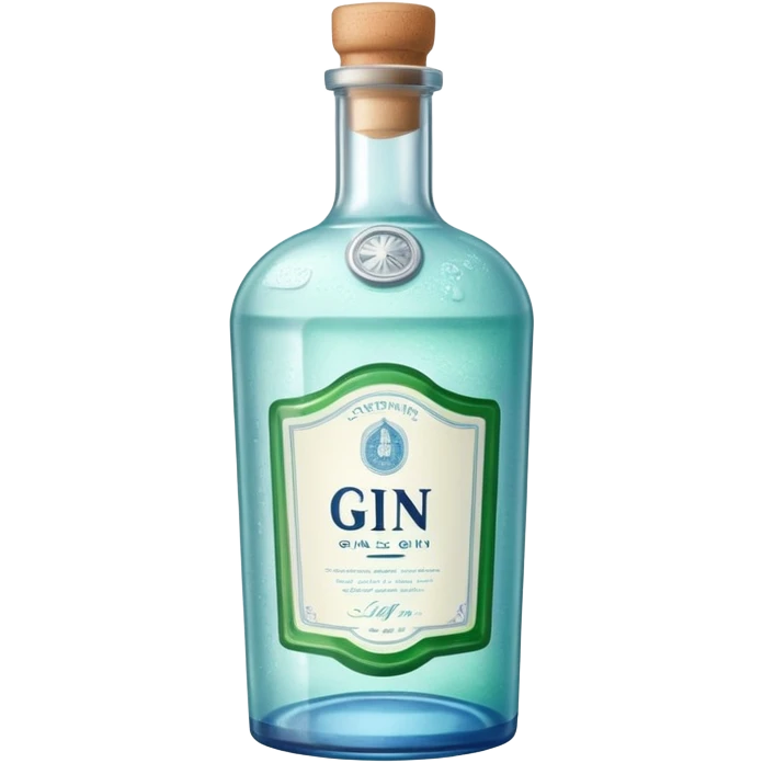 Bottle of Gin emoji