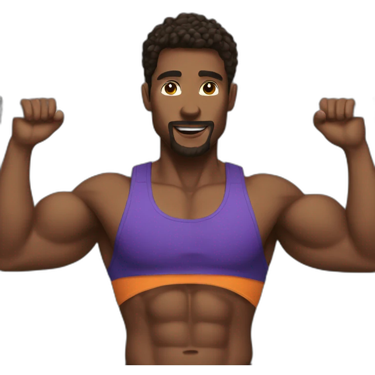 guy workout emoji