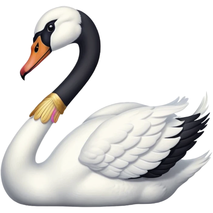 White swan emoji