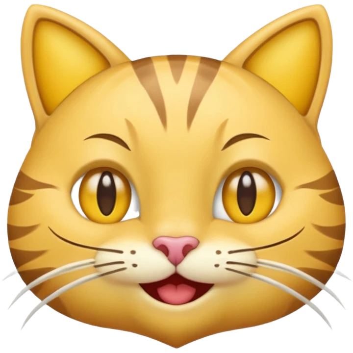 combine 😘, 😺, yellow face emoji