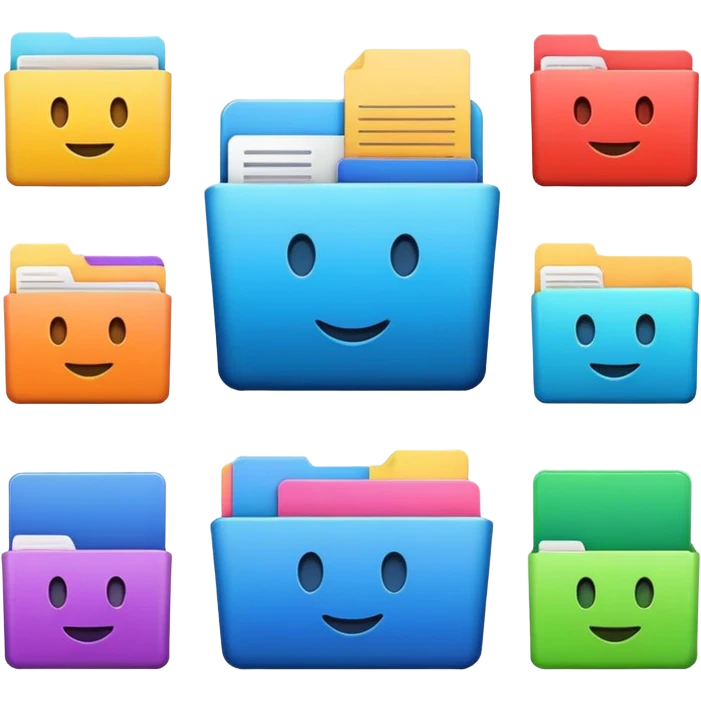 mac os mixed documents skeuomorphic emoji
