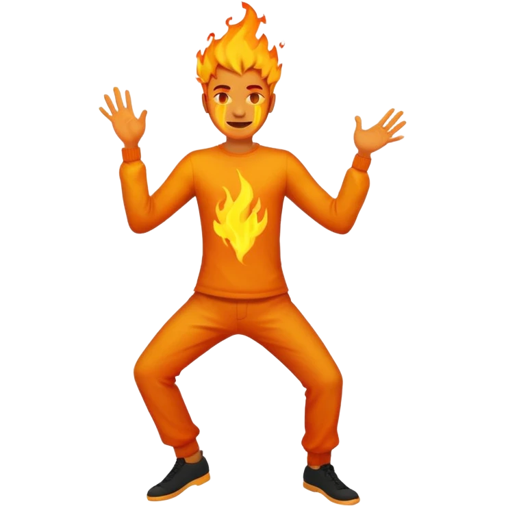 flame guy emoji