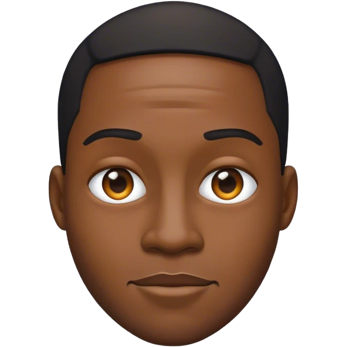 Black thug emoji