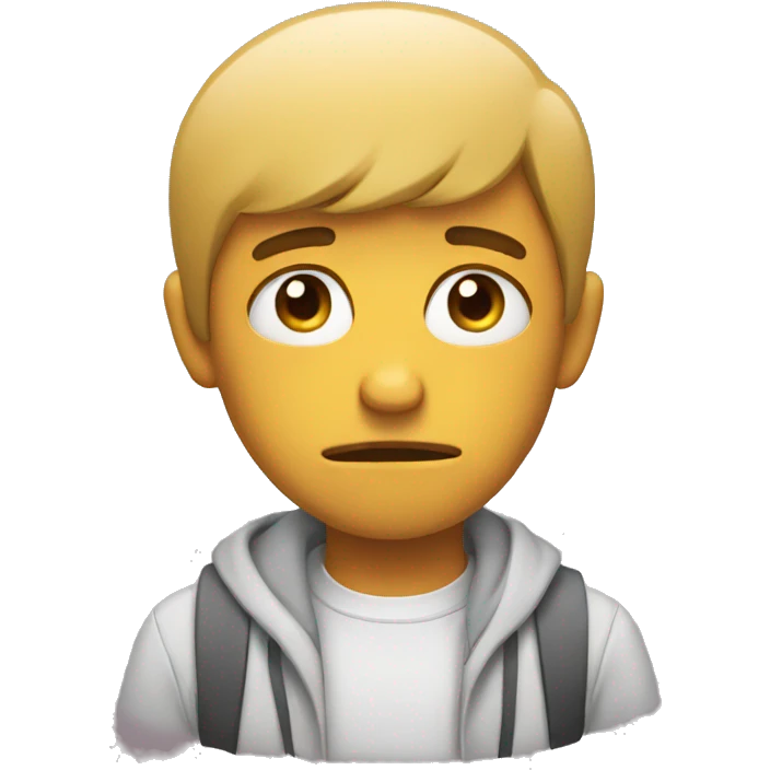depressed emoji