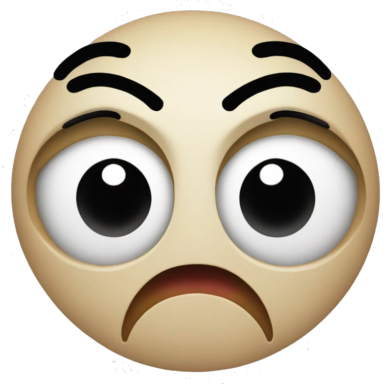 Shocked smiley face emoji