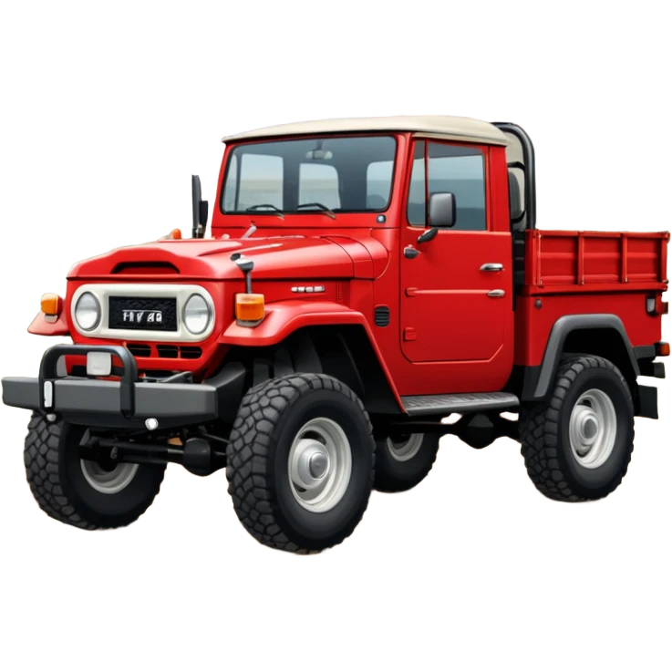 FJ45 Land Cruiser Ute With A flatbed tray emoji