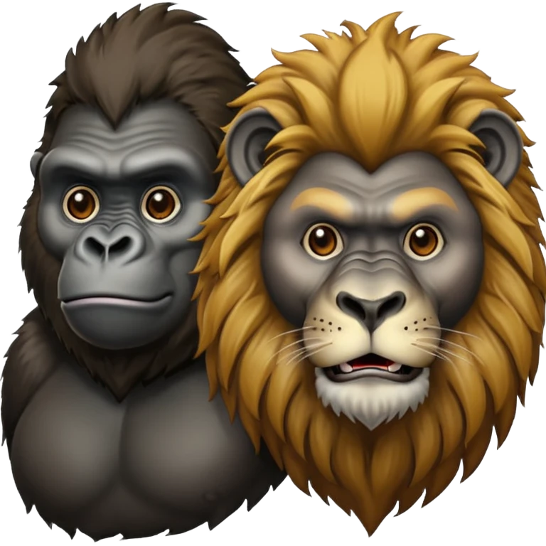 🦍🦁 emoji