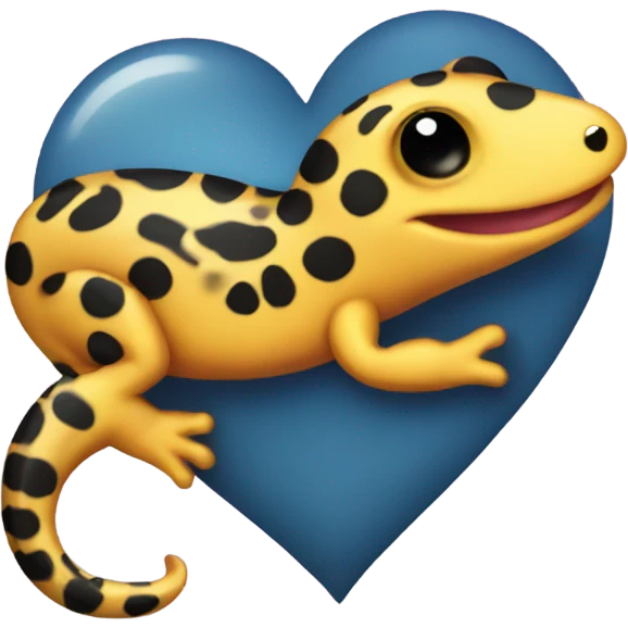 Spotted Salamander happy sending a heart emoji