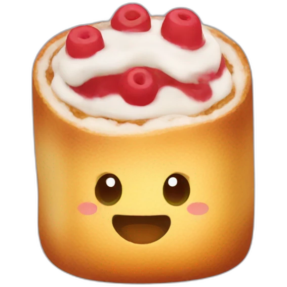 Cutest cinamon roll  emoji