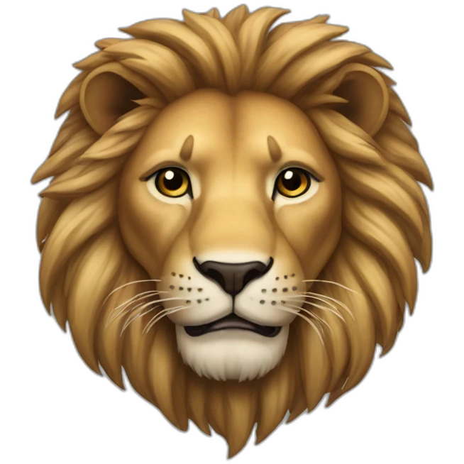 Lion braquer emoji
