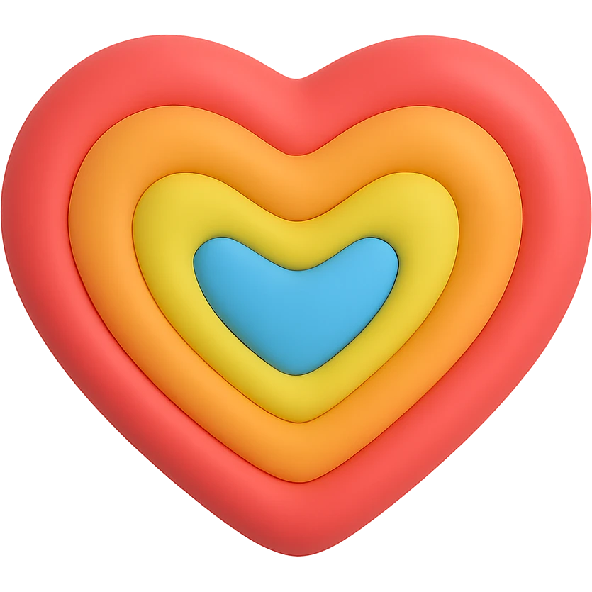 colorful heart icon emoji