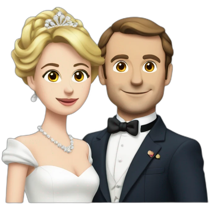 Macron on princesse emoji