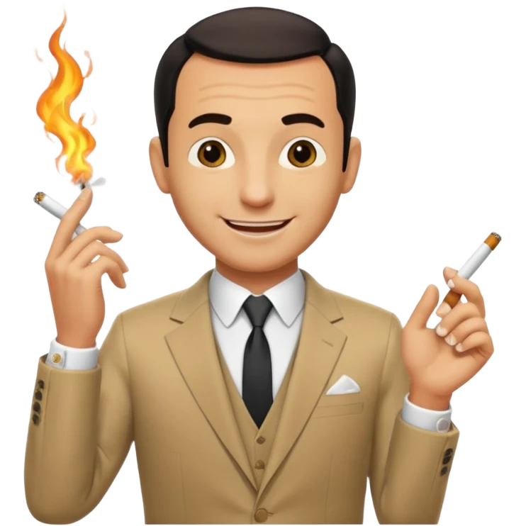 l'agent OSS 117 qui rigole. emoji
