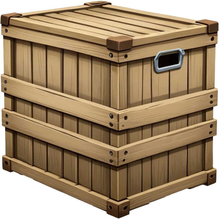 wooden cargo crate emoji