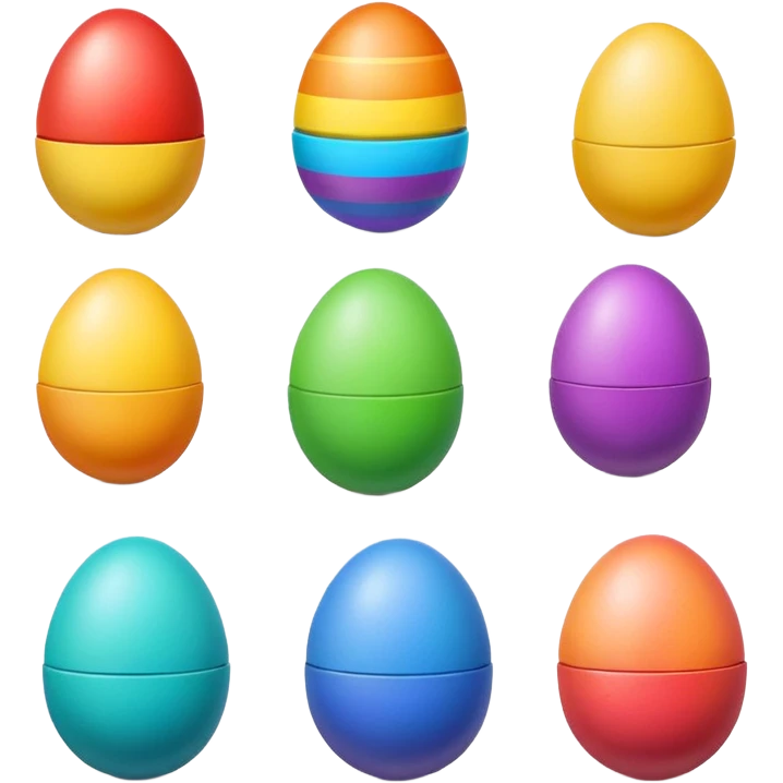 rainbow egg emoji icons emoji
