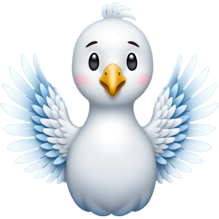 Quiero un emoji de la paz con una paloma blanca y un círculo emoji