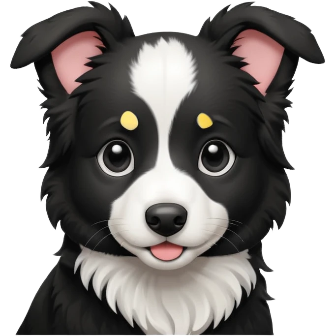 Boarder collie puppy  emoji