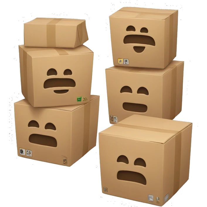 five boxes emoji