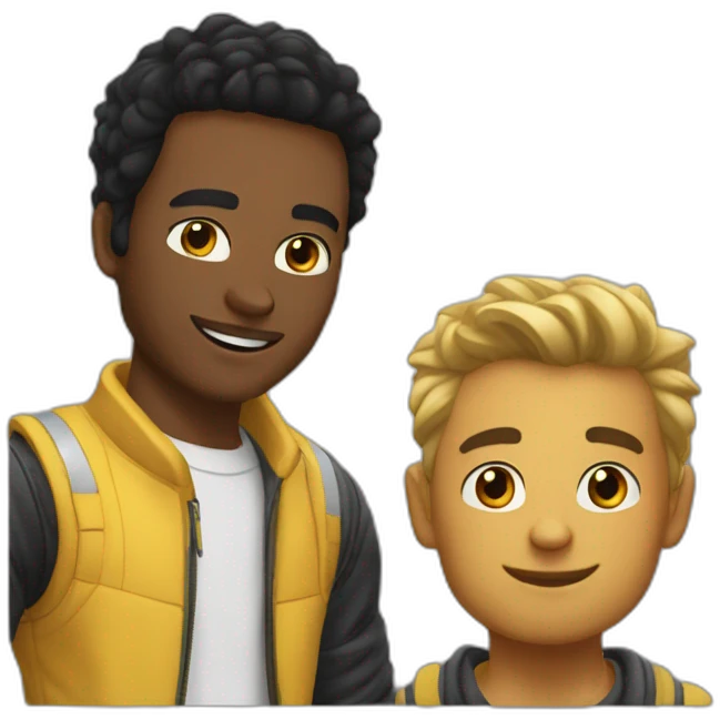 Kai cenat on his friend duke denis emoji