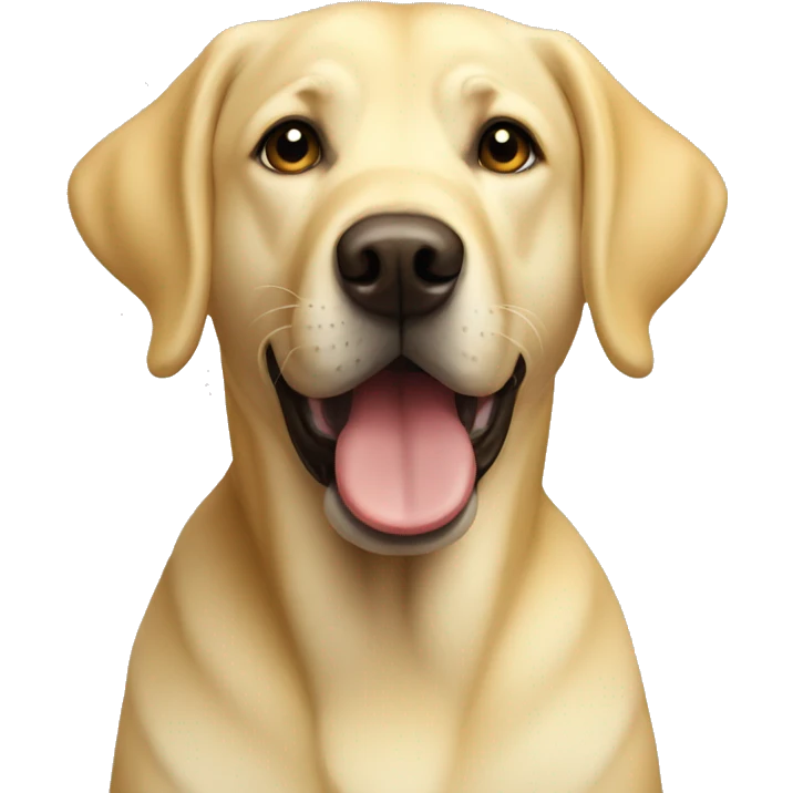 Yellow lab emoji