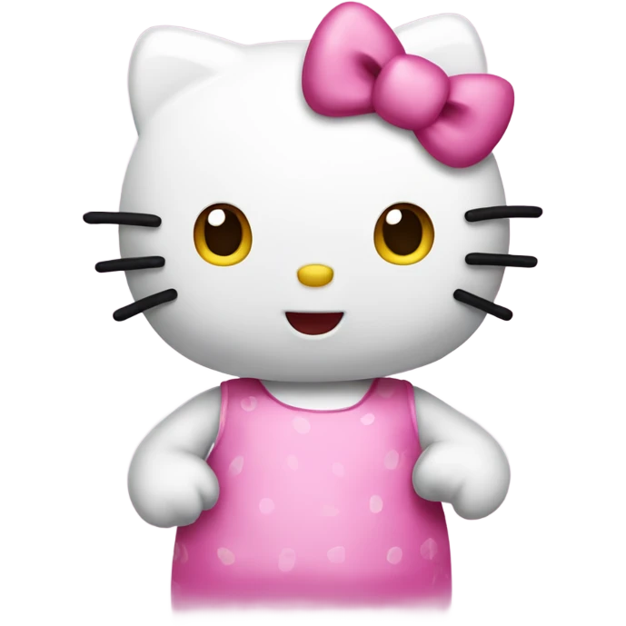 Hello kitty Cheers emoji