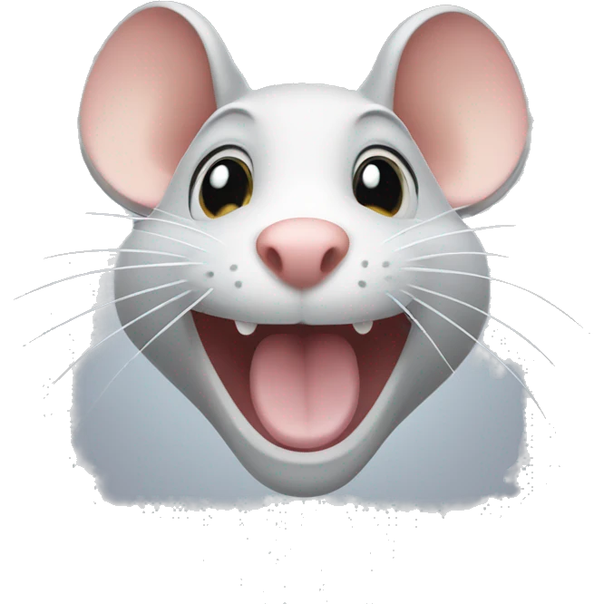 happy rat face emoji