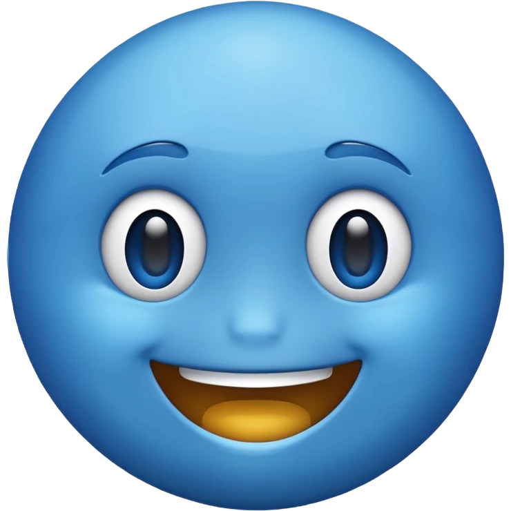 Blue emoji emoji