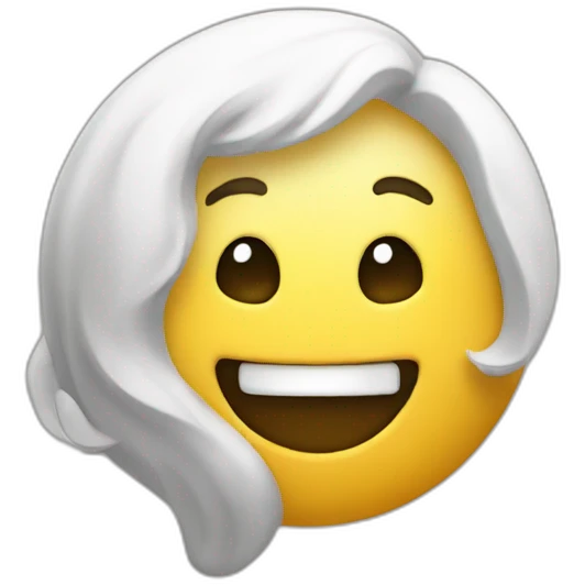 smile with ask word emoji