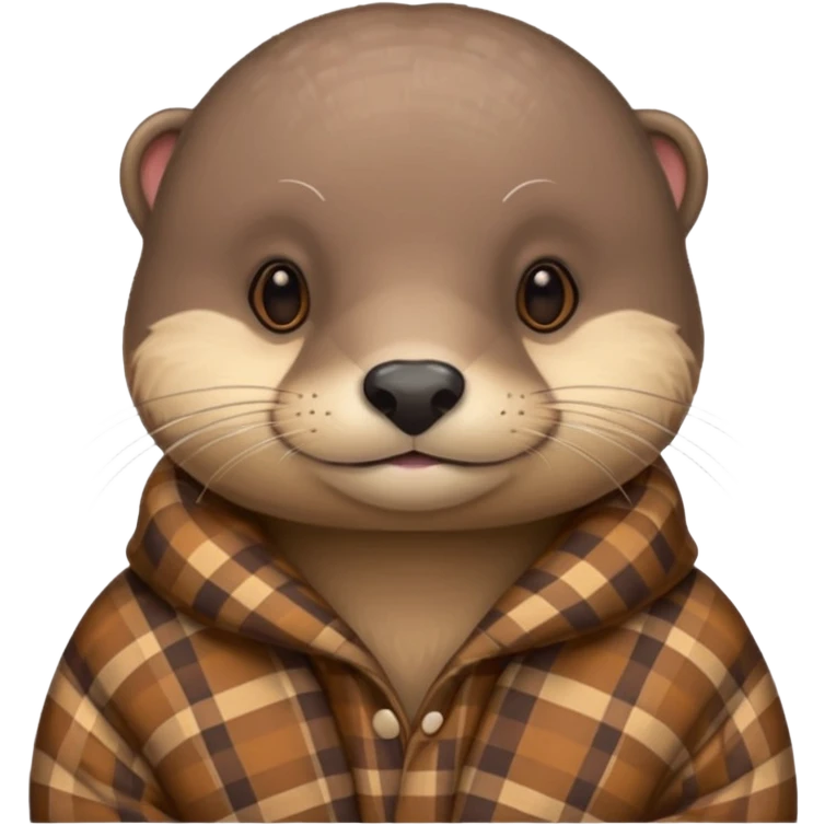Loutre avec un plaid  emoji