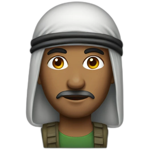 A Palestine man emoji