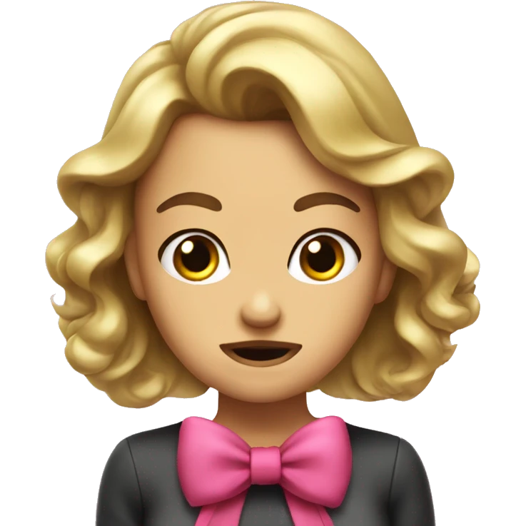 girlypop with a bow disgust emoji