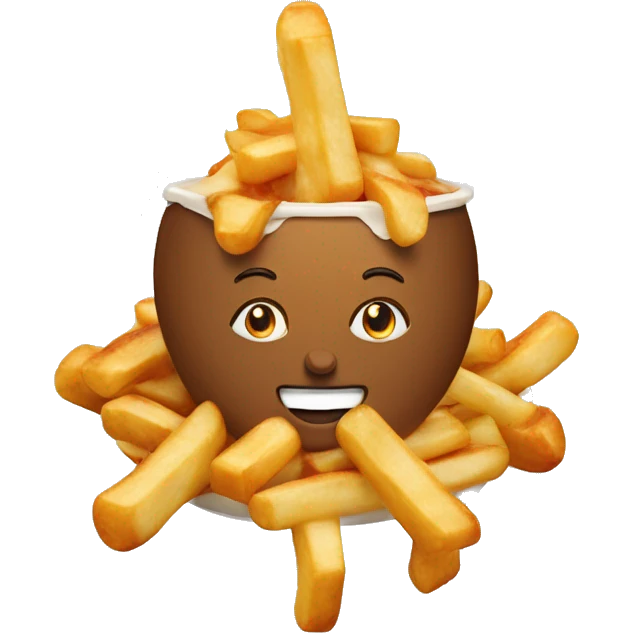 Poutine qui mange du Poutine  emoji