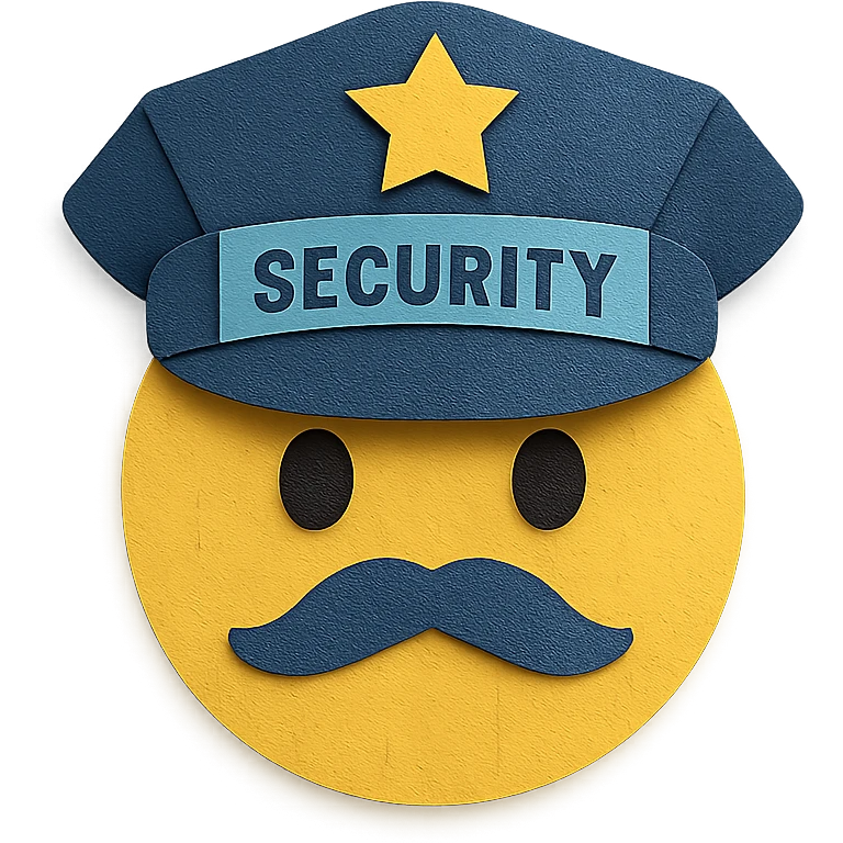 security hat emoji
